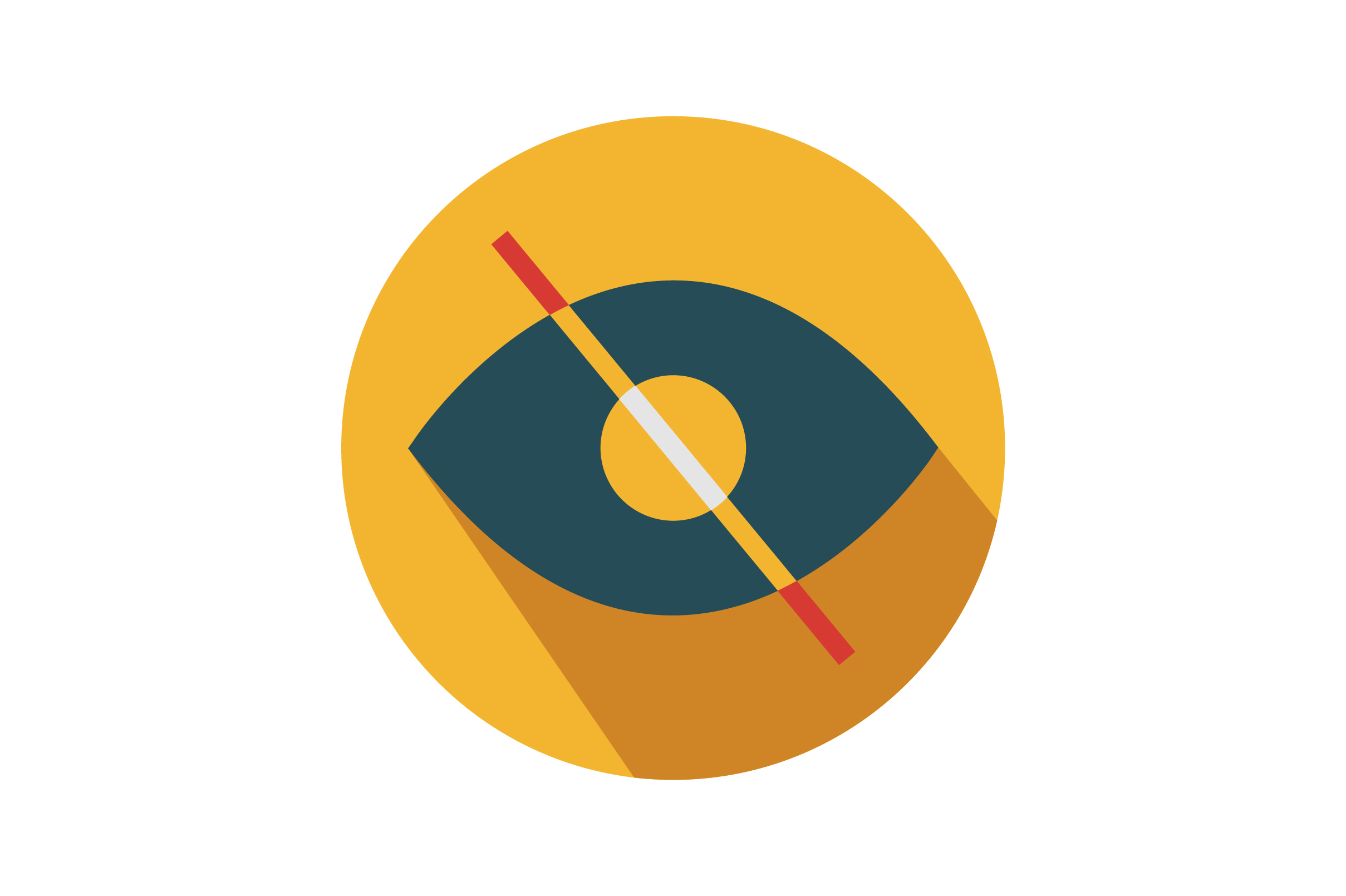 Not See Flat Icon Vector Graphic by riduwanmolla · Creative Fabrica