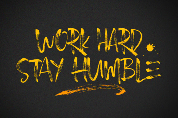December Brush Font - Preview 4
