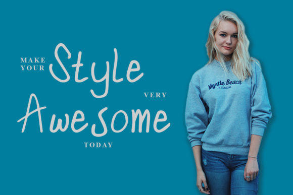 Fresh Clinn Font PNG with transparent background - Preview 4