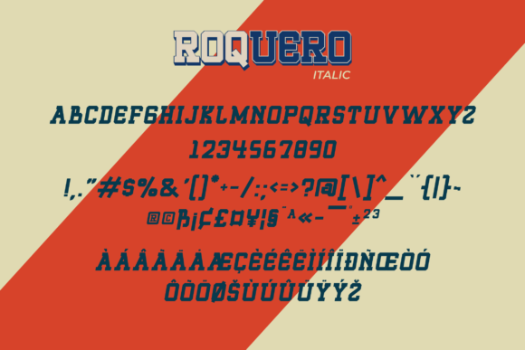 Roquero Font PNG with transparent background - Preview 6