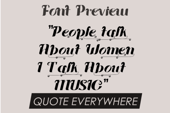 Rythem Font PNG with transparent background - Preview 5