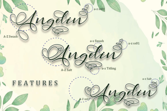 Angelin Font - Preview 1