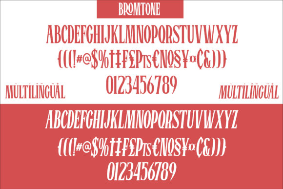 Bromtone Font - Preview 6