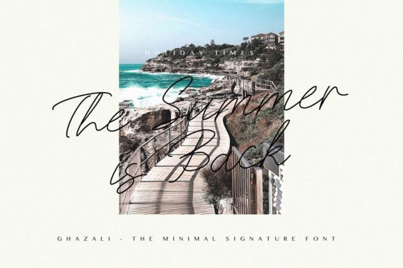 Ghazali Font - Preview 1