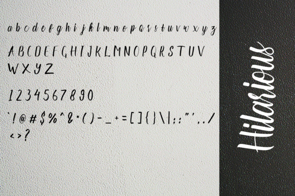 Hilarious Font - Preview 4