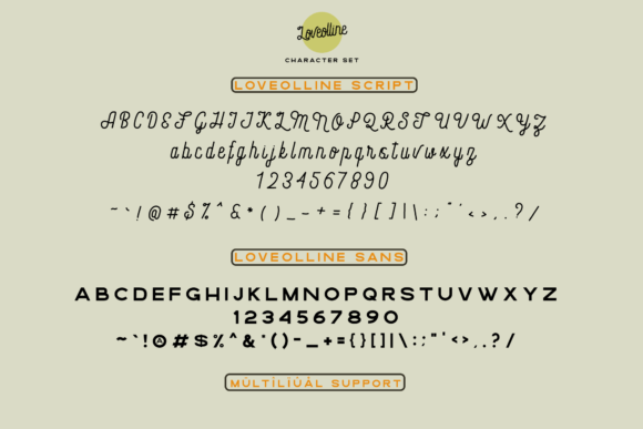 Loveolline Font PNG with transparent background - Preview 5