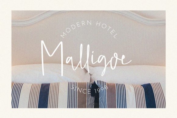 Malligoe Font PNG with transparent background - Preview 5