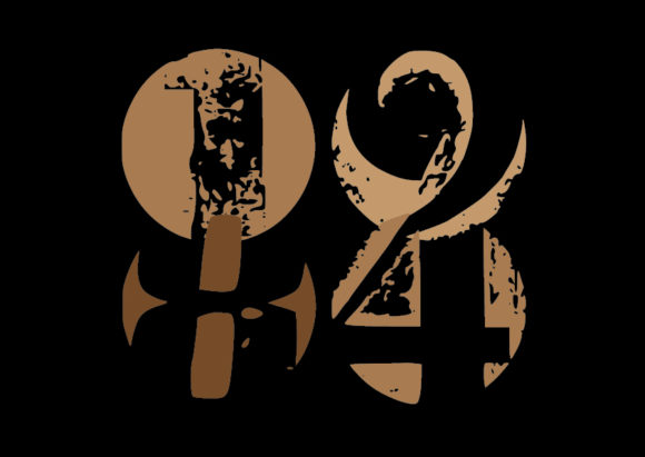 Old Letter Stamps Font PNG with transparent background - Preview 2
