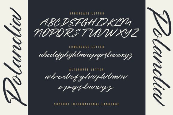 Polandia Font PNG with transparent background - Preview 6