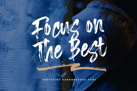 Sketching Font PNG with transparent background - Preview 5