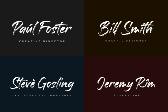 Bill Smith Font - Preview 1