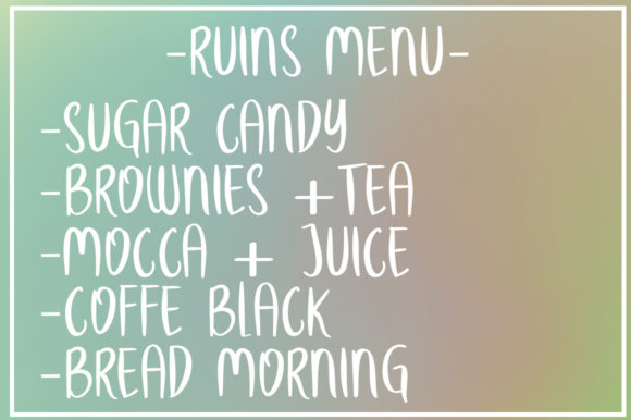 Cake Peanuts Font - Preview 2