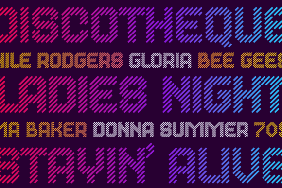 Dance Floor MIx 26 Font PNG with transparent background - Preview 6