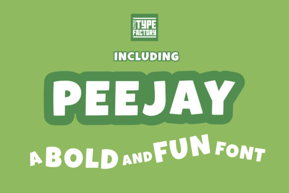 Peejay & Peejay Stripes Font PNG with transparent background - Preview 2