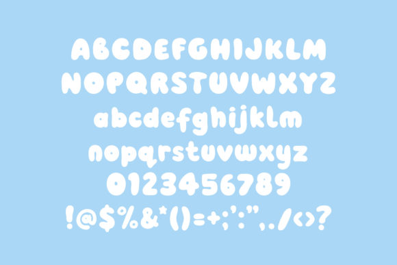 Pobble Font PNG with transparent background - Preview 1