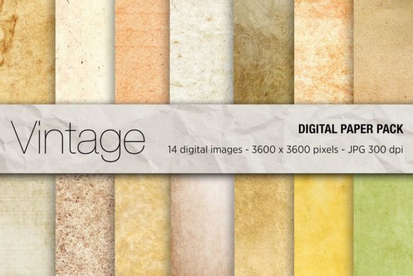 Vintage Digital Papers