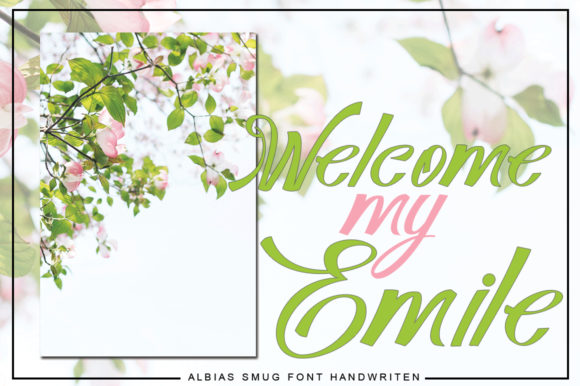 Albias Smug Font - Preview 1