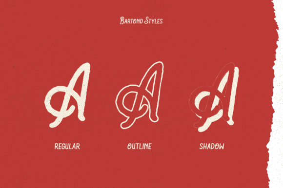 Bartond Font - Preview 1