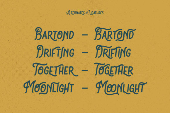 Bartond Font - Preview 2