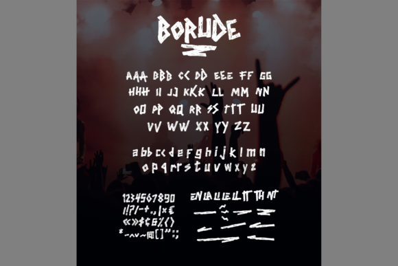 Borude Font - Preview 3