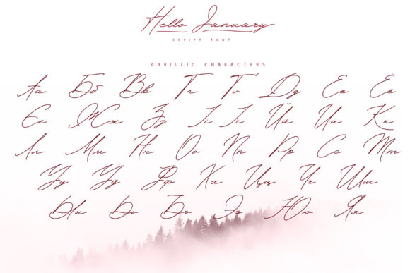 Hello January Font - Preview 2