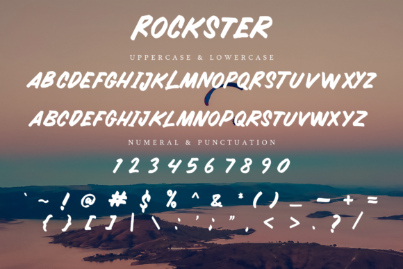 Rockster Font PNG with transparent background - Preview 6