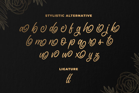 Saylena Font PNG with transparent background - Preview 6