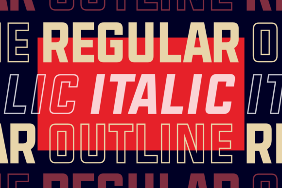 Evogria New Font - Preview 1