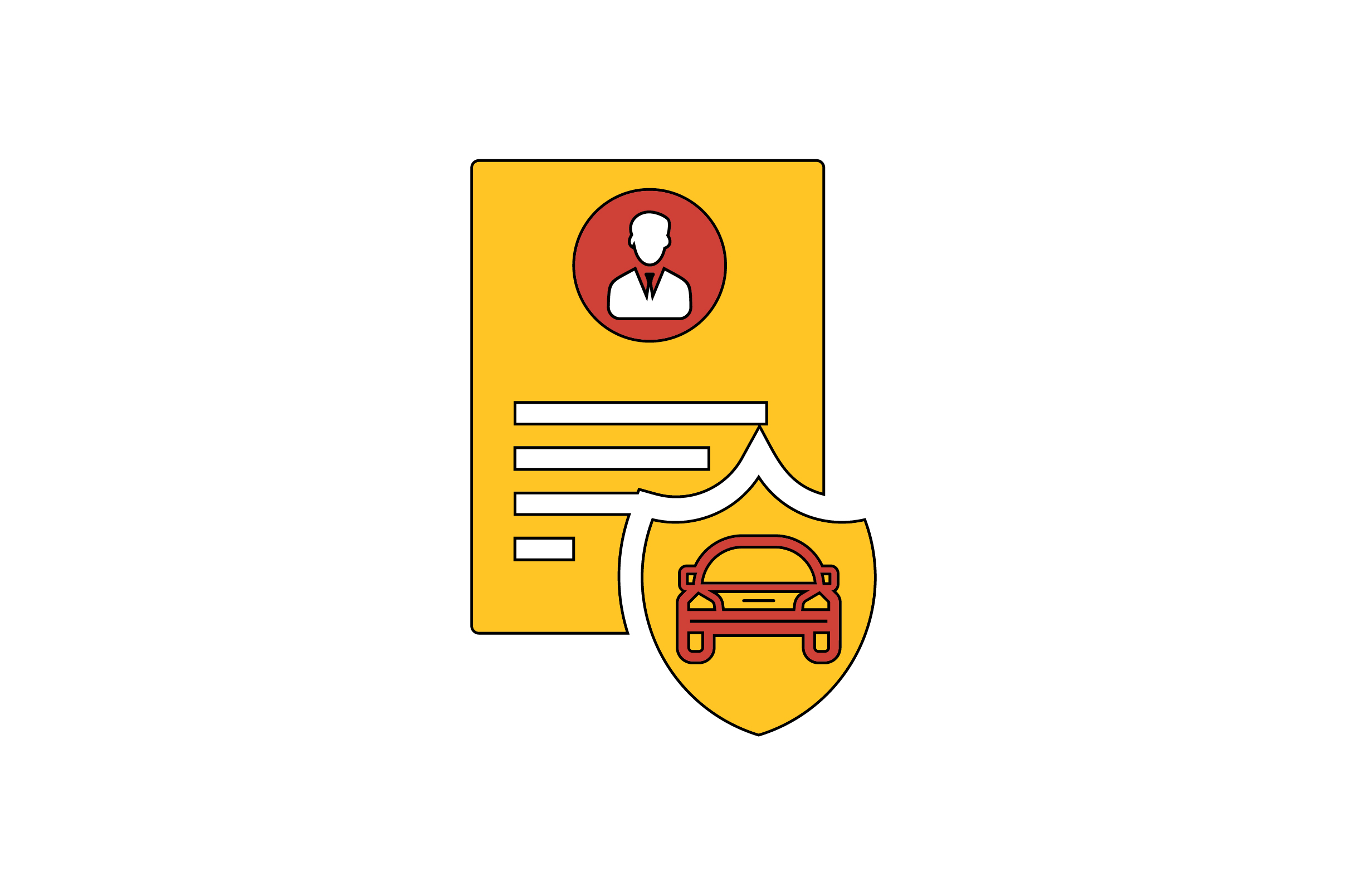 Car Document Liner Fill Icon Vector Graphic by riduwanmolla · Creative ...