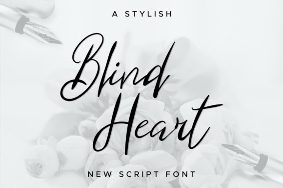 Blind Heart Font - Preview 1
