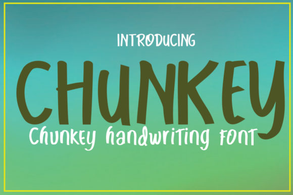 Chunkey Font - Preview 6