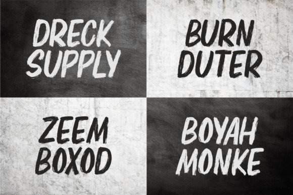 Elbrush Font - Preview 5