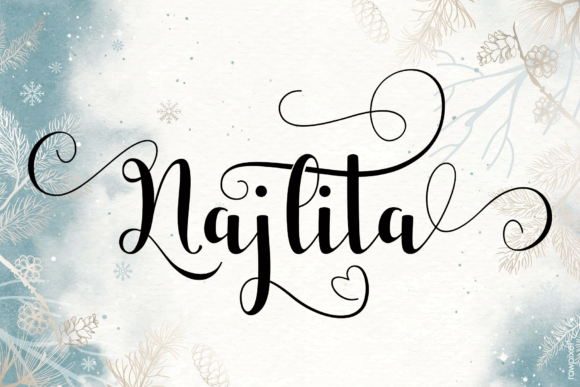 Monthany Font font preview - 4