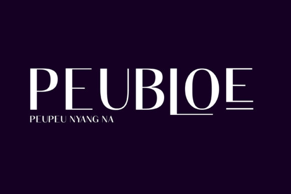 Reugoe Font PNG with transparent background - Preview 1