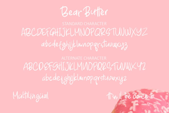 Bear Butter Font - Preview 4