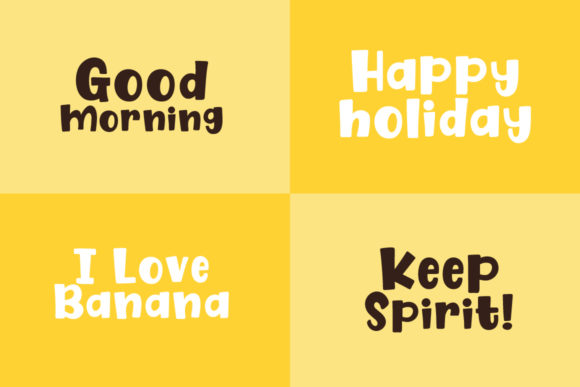 Fresh Banana Font - Preview 4