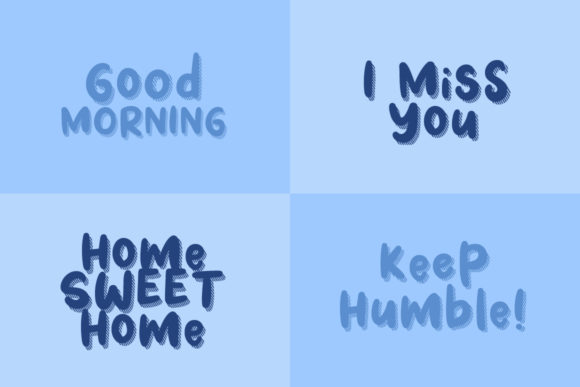 Fresh Blueberry Font - Preview 4