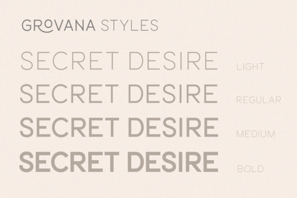 Grovana Font PNG with transparent background - Preview 2