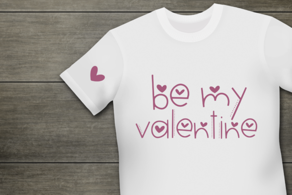 Hi Valentine Font PNG with transparent background - Preview 2