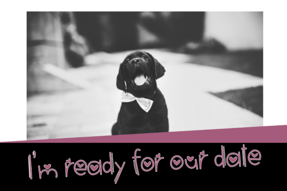 Hi Valentine Font - Preview 6