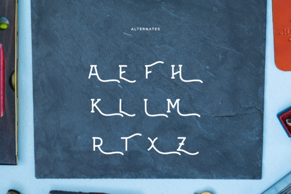 Merfolk Font PNG with transparent background - Preview 3