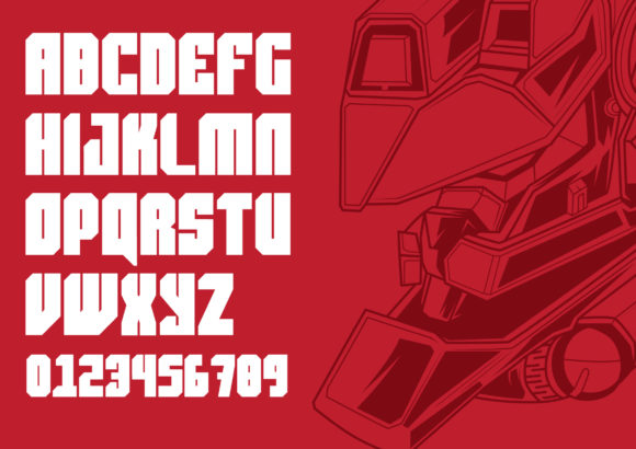Mooge Font PNG with transparent background - Preview 1