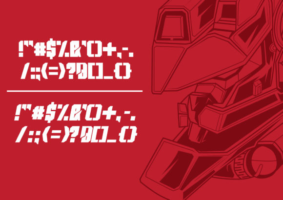 Mooge Font PNG with transparent background - Preview 3