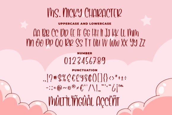 Mr. Nicky Font font preview - 4
