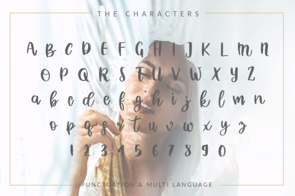 Mybela Font PNG with transparent background - Preview 1