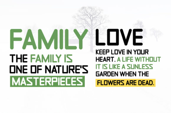 Rosbed Font PNG with transparent background - Preview 2