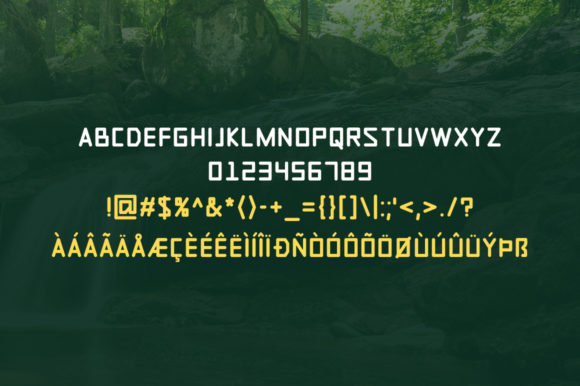 Rosbed Font PNG with transparent background - Preview 4