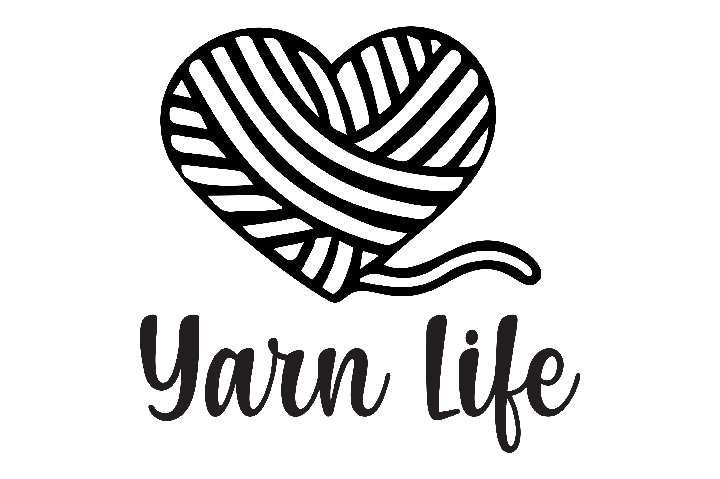 Yarn Life Knit Crochet Heart Yarn