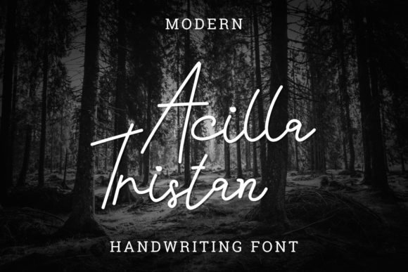 Acilla Tristan Font - Preview 1