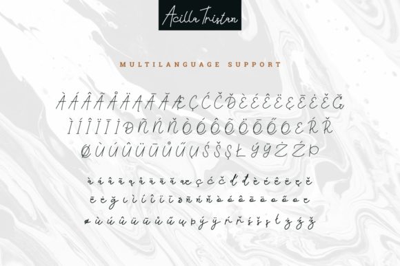 Acilla Tristan Font - Preview 6